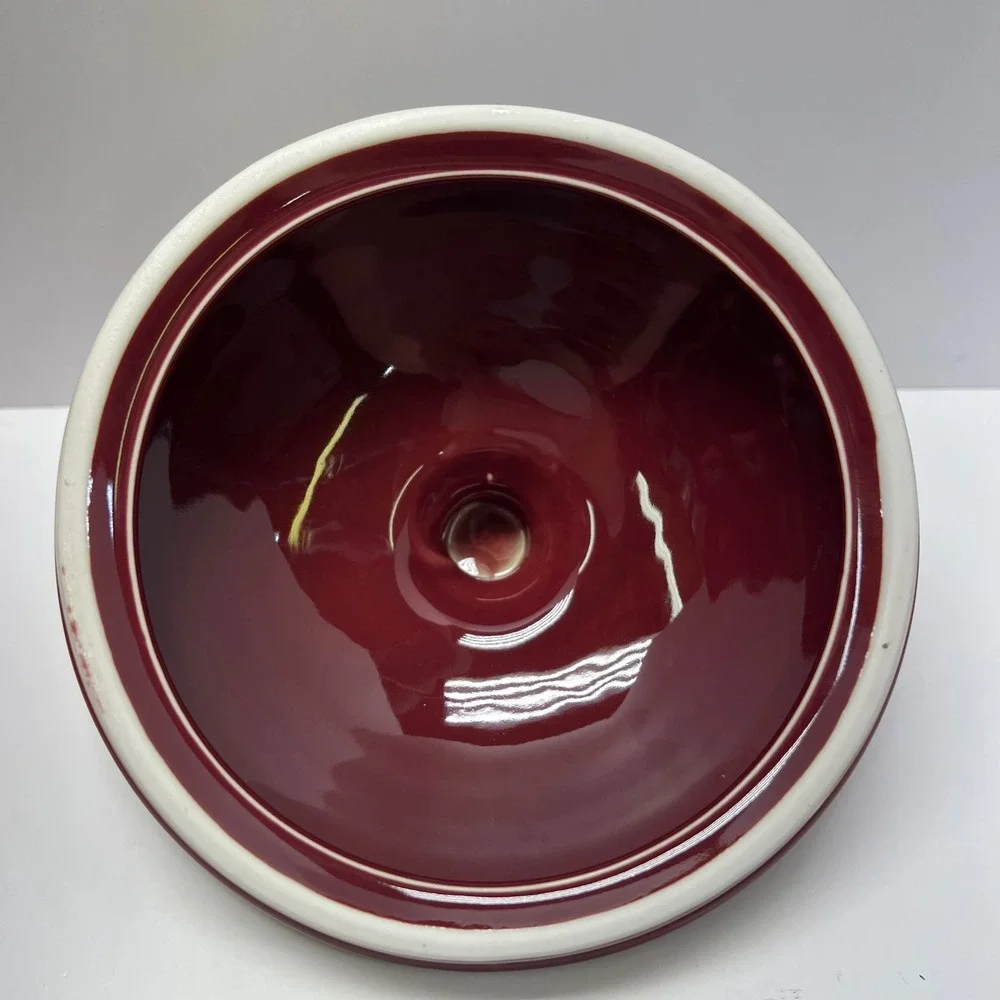 Fiesta 3 Qt‎ 96oz Large Original Lidded Canister Retired Cinnabar Fiestaware USA